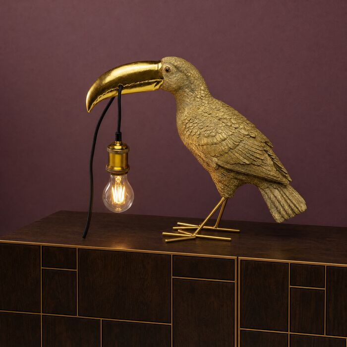 [56858] მაგიდის სანათი Toucan Gold 42cm - 1