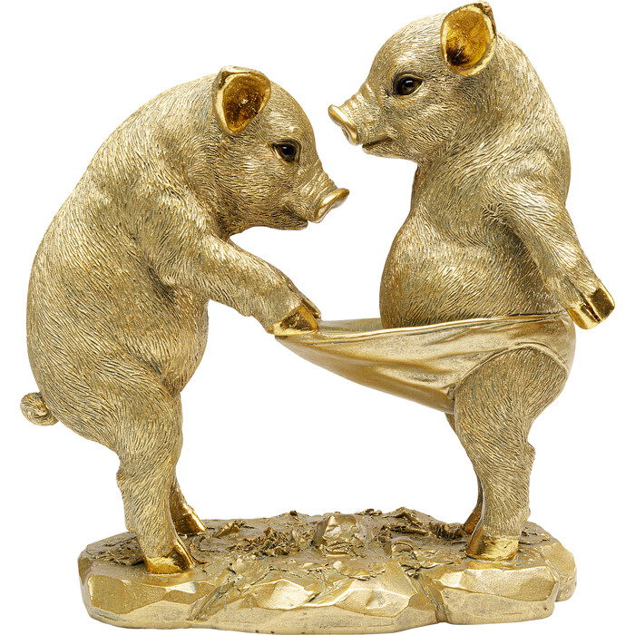 [56871] Figurină Deco Porc Petrecere 20cm