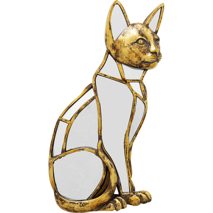 [56982] Objet mural Cat Mirror 24x38cm