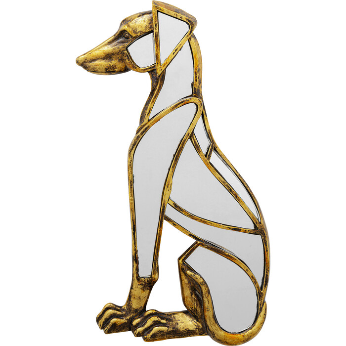 [56983] Wall Object Dog Mirror 24x38cm