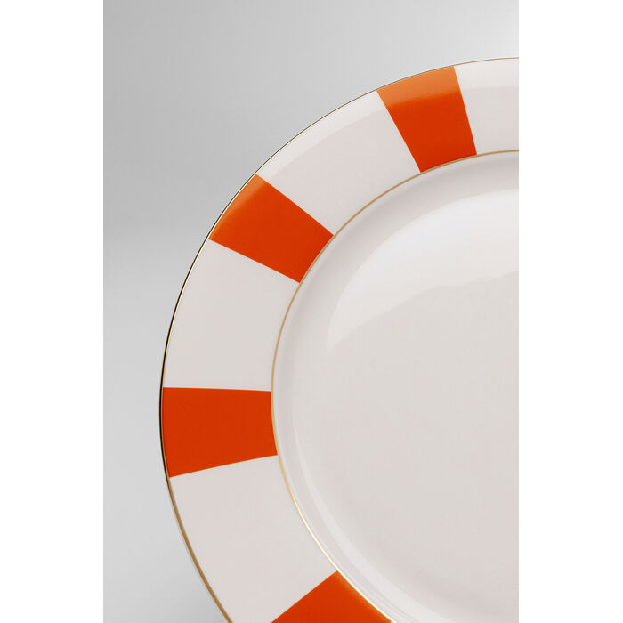 [56989] Assiette Harlequin orange Ø27cm - 3