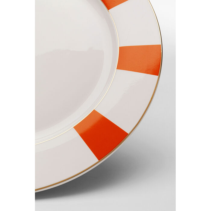 [56989] Assiette Harlequin orange Ø27cm - 4