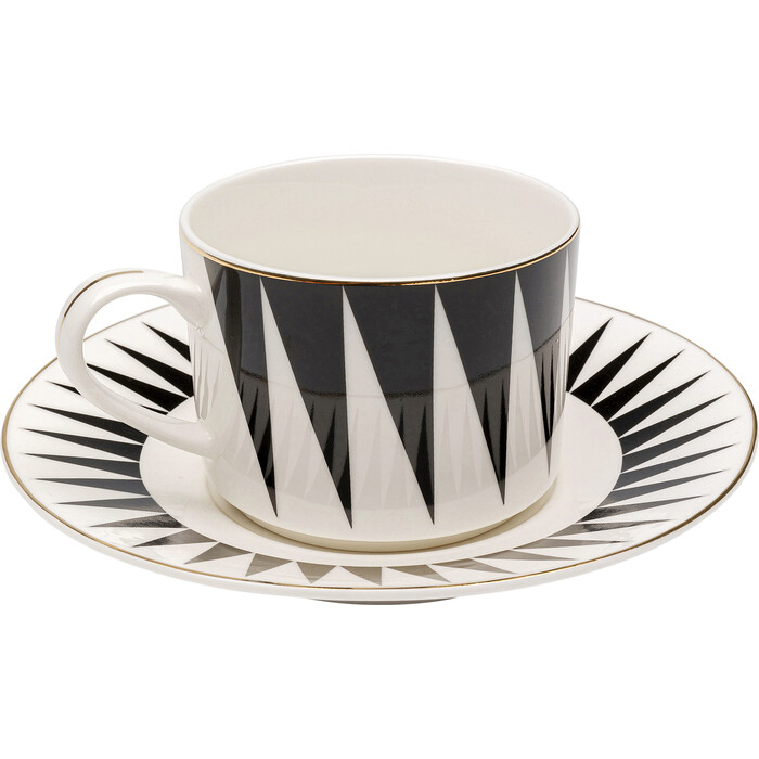 [56994] Taza con platillo Harlequin