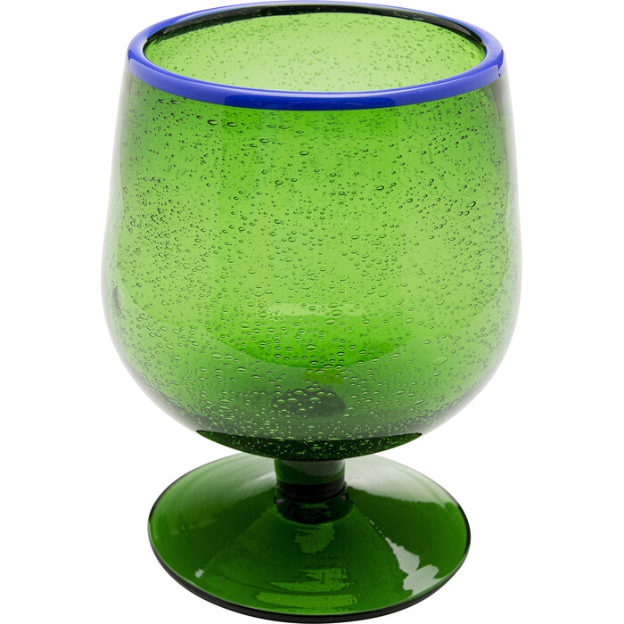 [57158] Wine Glass Bubbles Green