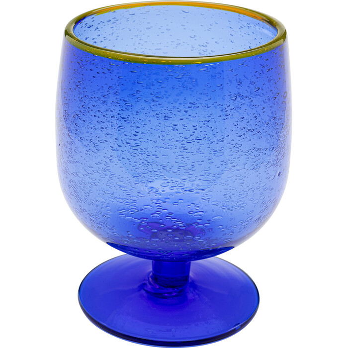 [57161] Wine Glass Bubbles Blue