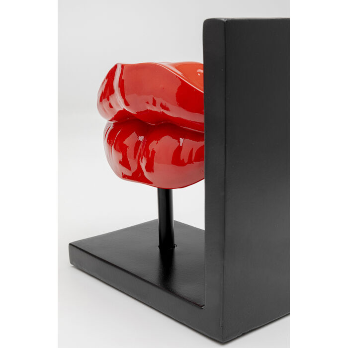 [57218] Bookend Lips Red (2/Set) - 4