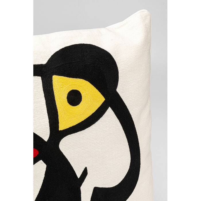[57226] Coussin Art Line blanc 50x50cm - 3