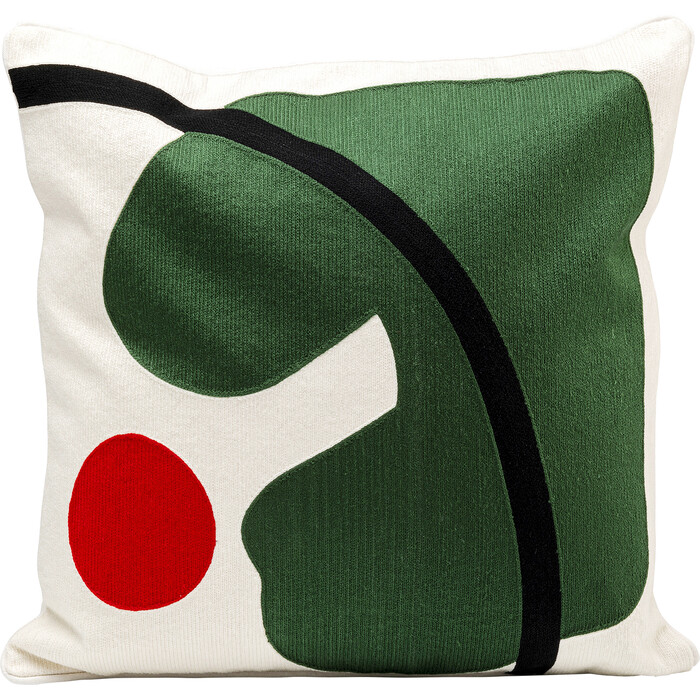 [57228] Coussin Art Line vert 50x50cm