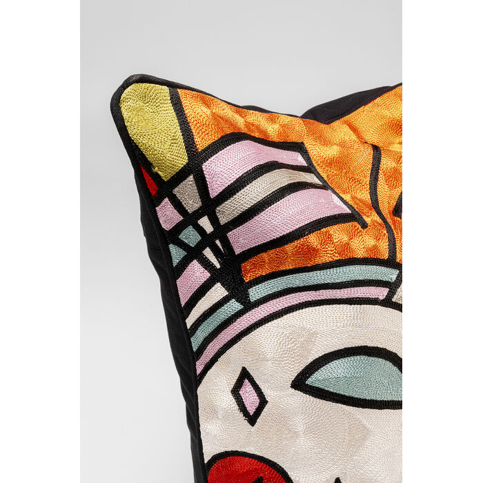 [57232] Coussin Art Line orange 50x50cm - 3