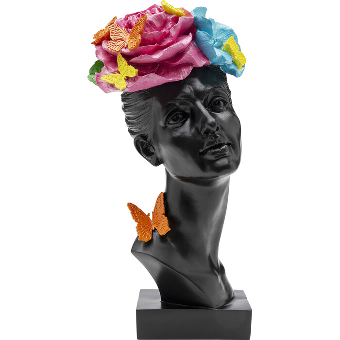 [57244] Figurină Deco Doamnă Fluture 41cm