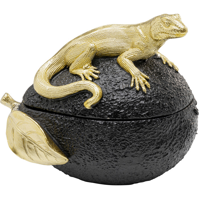 [57247] Caja Deco Avocado Lizard 15cm