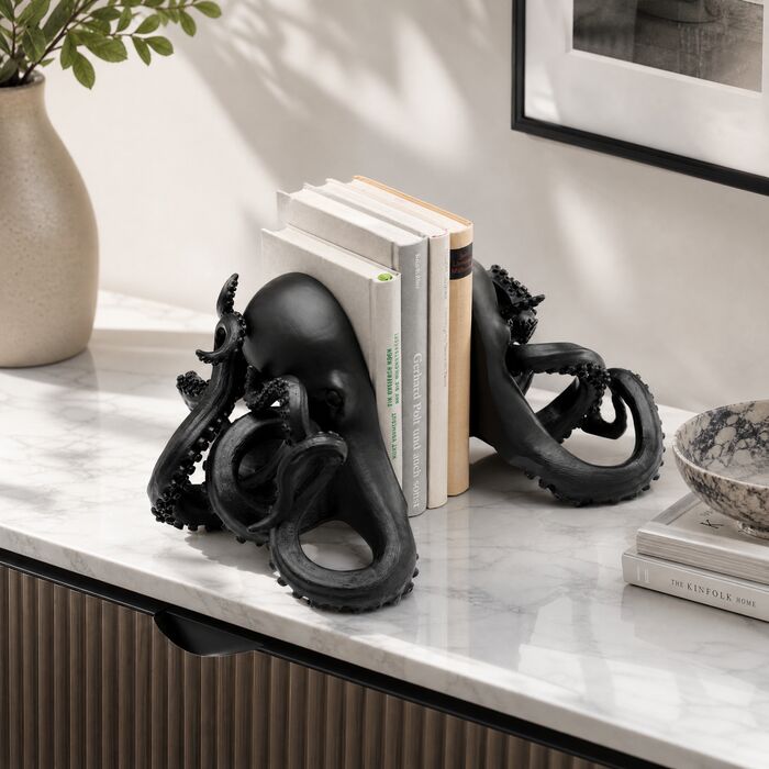 [57249] Bookend Octopus 18cm (2/Set) - 1