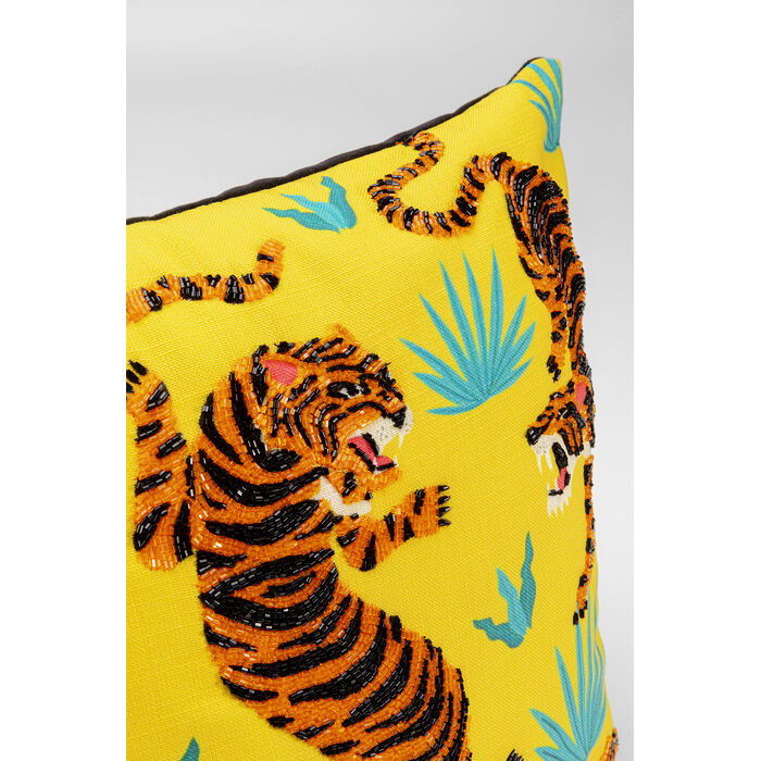 [57271] Coussin Tiger Love jaune 45x45cm - 3