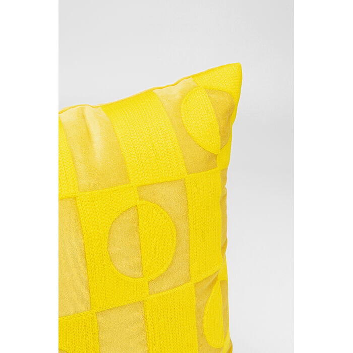 [57275] Coussin Phase jaune 45x45cm - 3