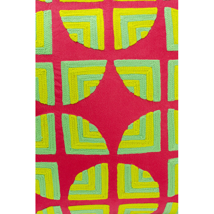[57276] Coussin Pieces fuchsia 45x45cm - 4