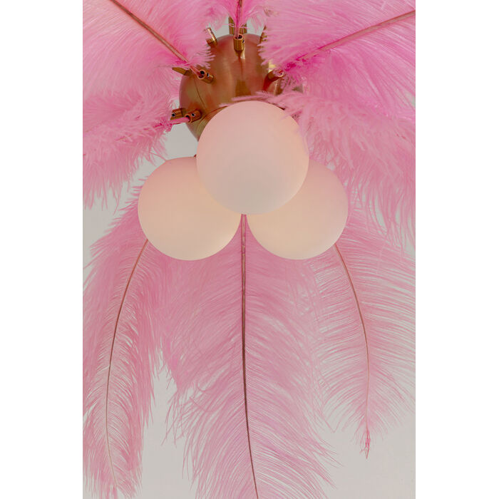 [57356] Lustră Feather Palm Roz Ø87cm - 3