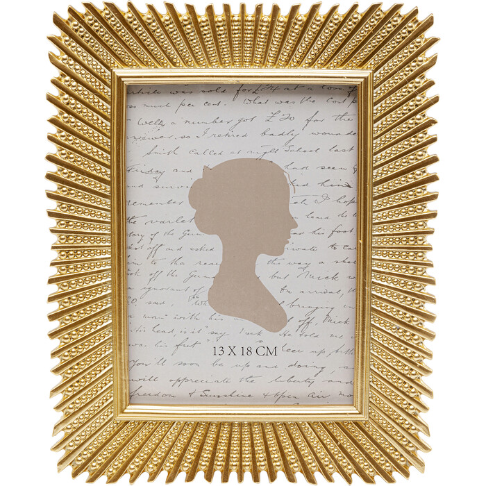 [57392] Picture Frame Beam Gold 13x18cm