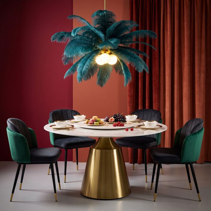 [57502] Suspension Feather Palm vert Ø87cm - 1