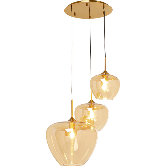 [57504] Pendant Lamp Sphere Amber Ø45cm