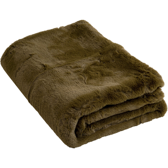 [57510] Blanket Mika Olive 150x200cm