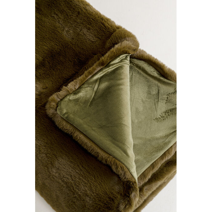 [57510] Blanket Mika Olive 150x200cm - 3