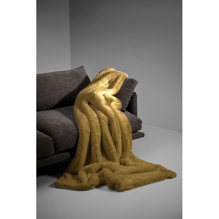 [57510] Blanket Mika Olive 150x200cm - 1