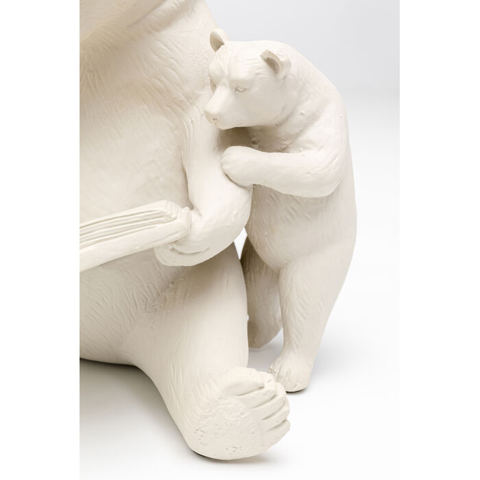 [57522] Deco Figurine Reading Bears Greige - 3