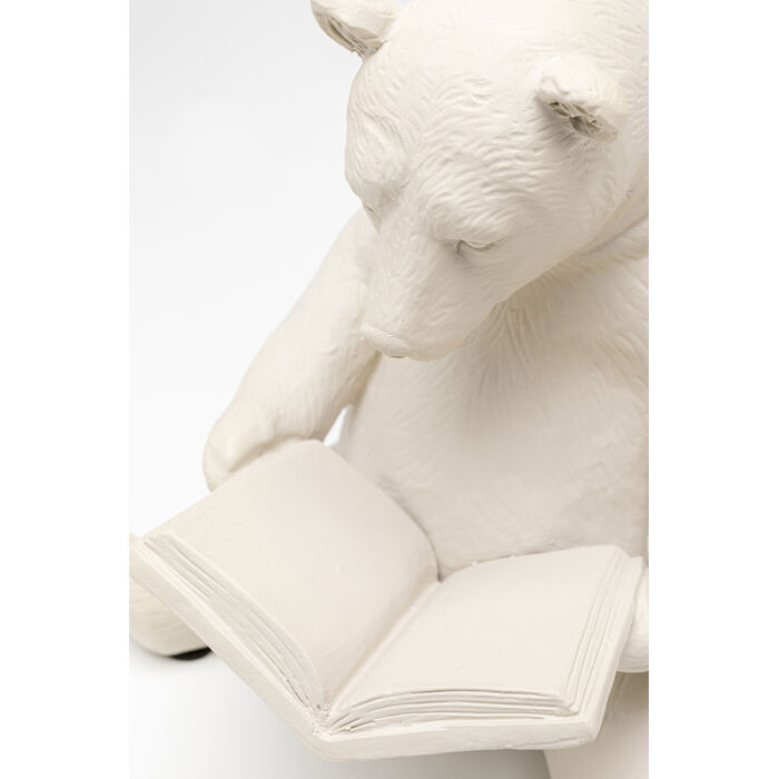 [57522] Deco Figurine Reading Bears Greige - 4
