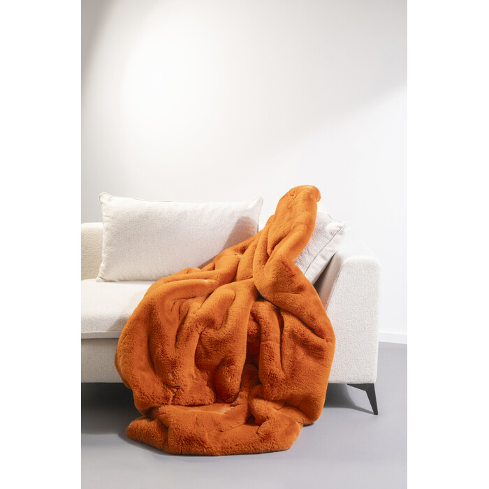 [57529] Blanket Mika Orange 150x200cm - 1