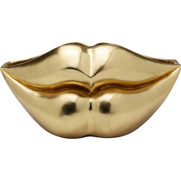 [57547] Vase Lips Dorado 30cm
