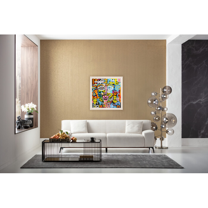[57553] Tableau encadré Doodle Face 80x80cm - 1