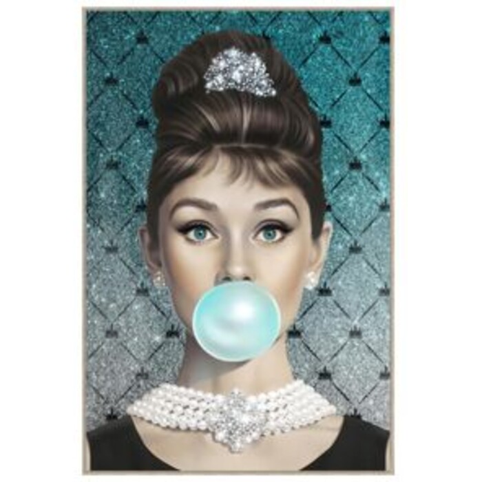[57555] Tableau encadré Muse Bubble Diva 80x120cm