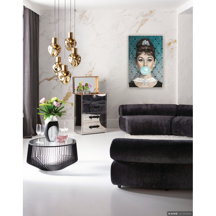 Framed Picture Muse Bubble Diva 80x120cm