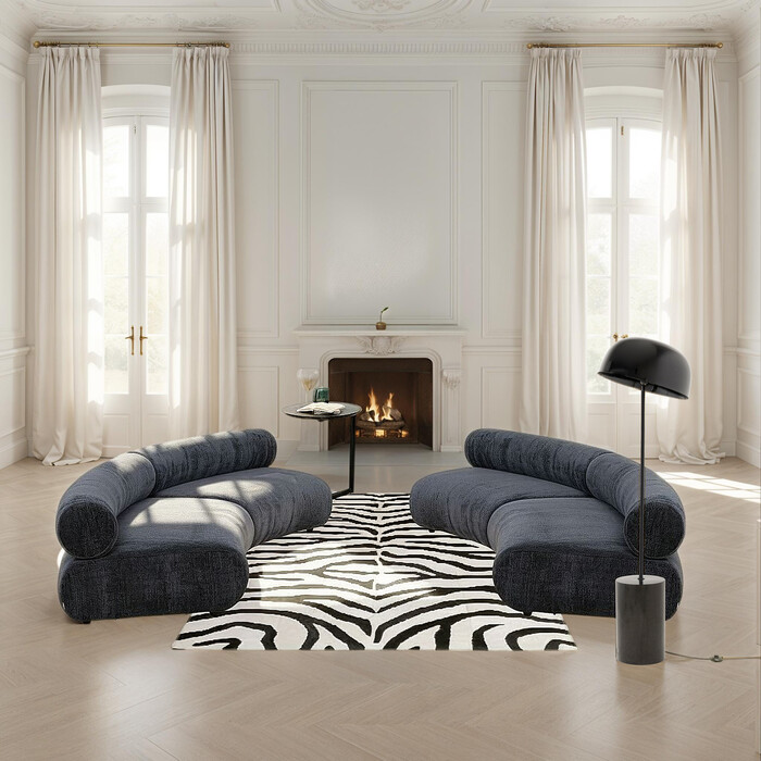 Floor Lamp Loungy Black 160cm