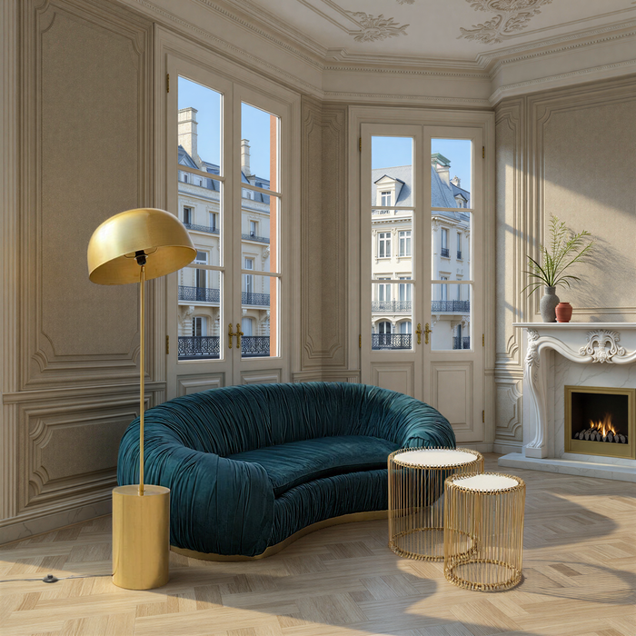 Floor Lamp Loungy Gold 160cm