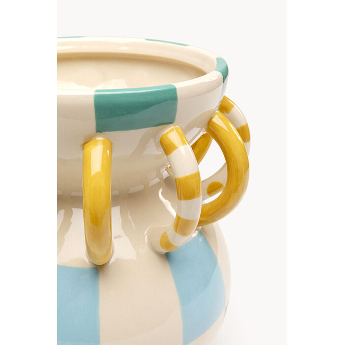 [57626] Vase Harlequin Handle 24cm - 3