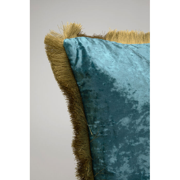 [57663] Coussin Cannes vert pétrole 55x55cm - 3
