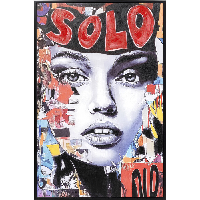 [57684] Tableau encadré Muse Collage 80x120cm