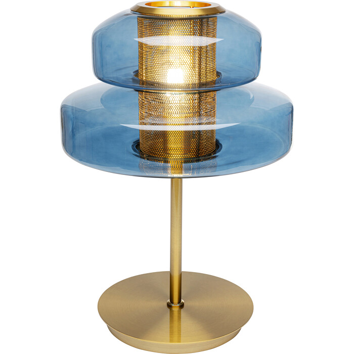 [57700] Lampe à poser Arcadia bleu 51cm
