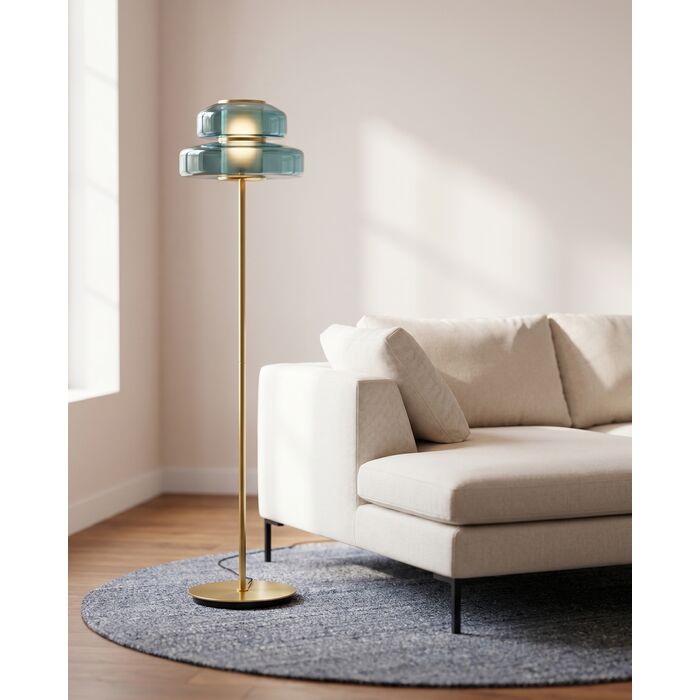 [57701] Floor Lamp Arcadia Blue 155cm - 1