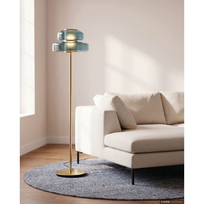 Lamdadaire Arcadia bleu 155cm