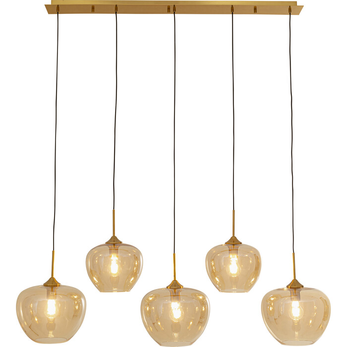 [57706] Suspension Sphere ambre Five 160cm