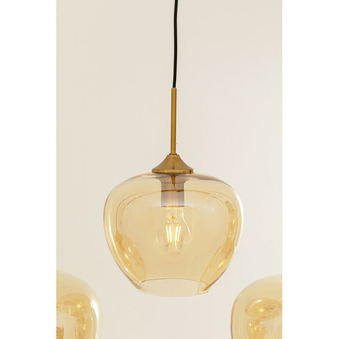 [57706] Suspension Sphere ambre Five 160cm - 4
