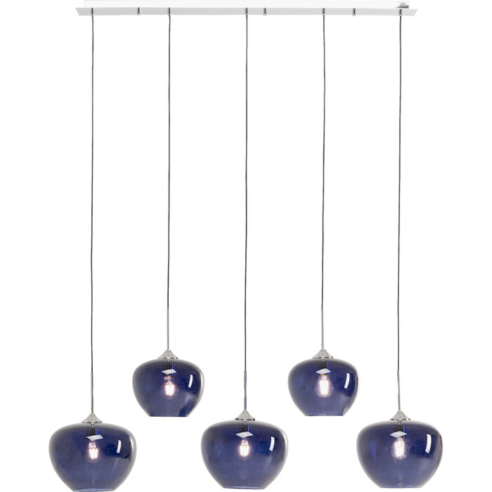 Pendant Lamp Sphere Night Blue Five 160cm