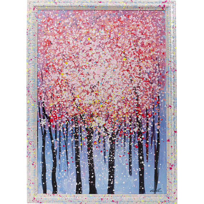 [57725] Framed Picture Blooming Avenue 100x150cm