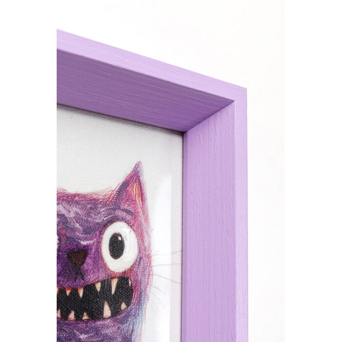 [57729] Tableau encadré Mad Cat 13x18cm - 3