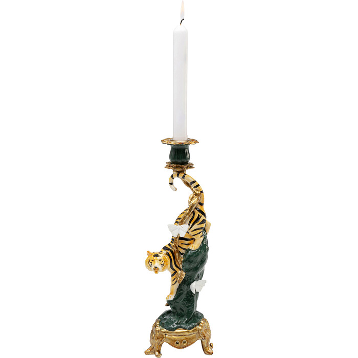 [57733] Porte-bougies Elegent Tiger 33cm