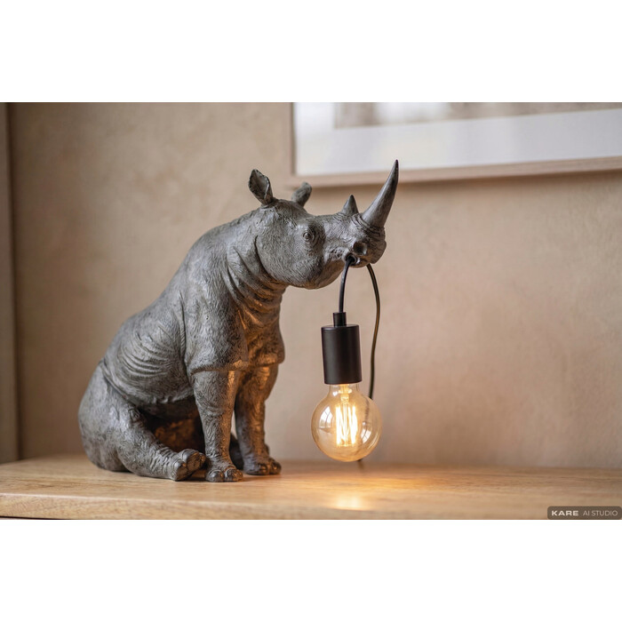 [57739] Lámpara de mesa Sitting Rhino 39cm - 1