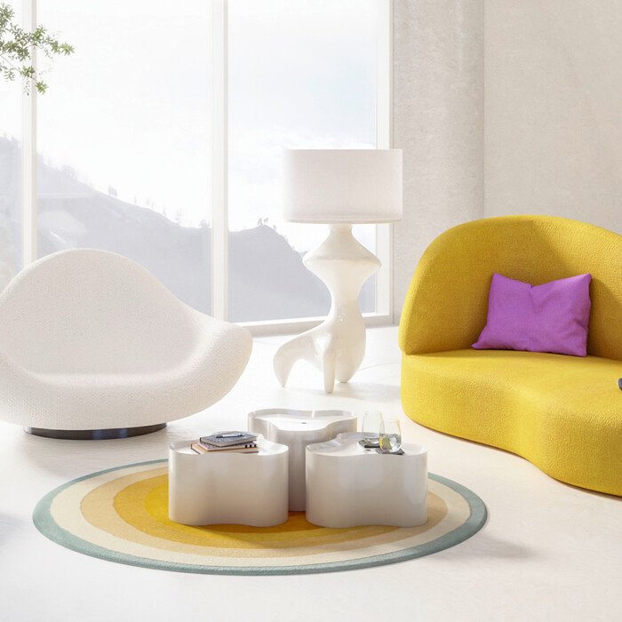 Floor Lamp Erosia White 157cm