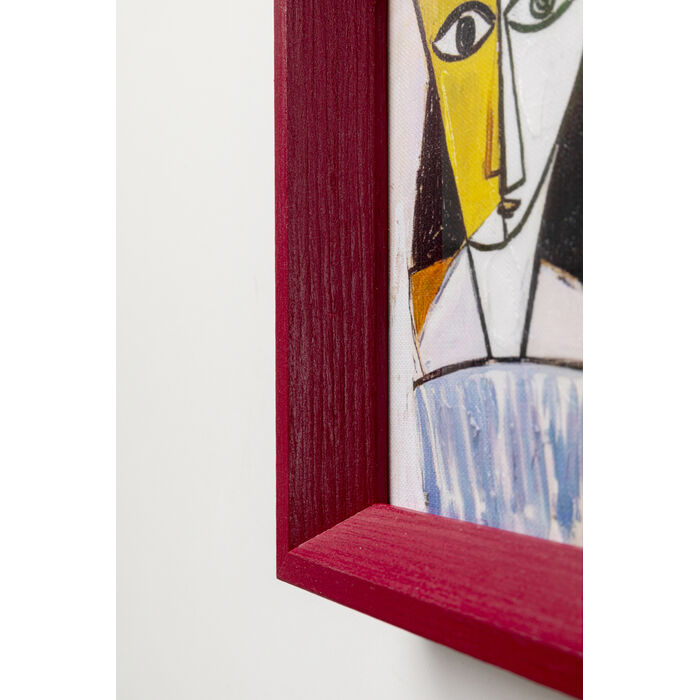 [57771] Tablou înramat Portret Cubism 13x18cm (3/Set) - 3